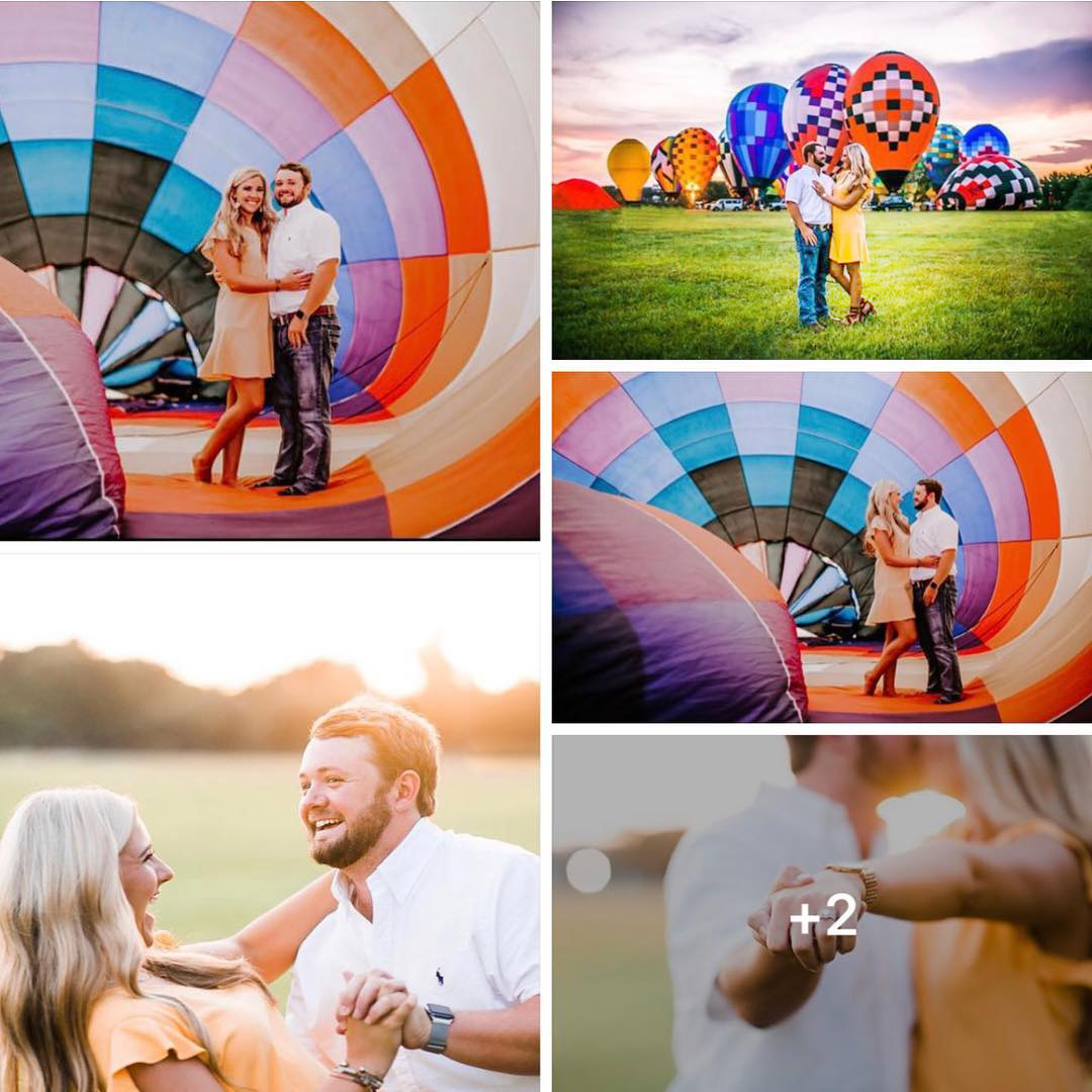 a small peek at THE Hot Air Balloon Engagement Sessions!!!